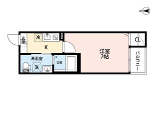 CRASTINE東味鋺3丁目の物件間取画像